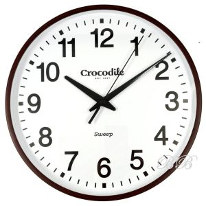 100% ORIGINAL CROCODILE Quiet Sweep Analogue Wall Clock CW216 (CW216AKS CW216FKS CW216JKS CW216RKS) [Jam Dinding]