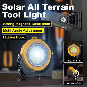 Solar Camping Light Outdoor Portable Long Range Multifunctional Camp Ambient Light Tent Work Lights