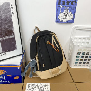 กระเป๋าใส่ของ ความจุ 25 L กระเป๋านักเรียน กระเป๋าเดินทาง เหมาะสำหรับผู้ชายเเละผู้หญิง กระเป๋าเป้สะพายหลัง ดีไซน์สวย เรียบง่าย ผ้าหนา รับนํ้าหนักได้ดี