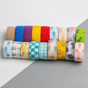 【สต๊อกพร้อม】ผ้าพันแผลนิ้วมือสวมนิ้วป้องกันการเขียนการเขียนยางยืดเหนียวเองผ้าใยสังเคราะห์สำหรับนักเรียนที่น่ารัก