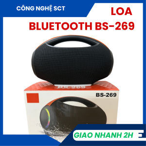 ( SIÊU HOT ) Loa không dây BS-269 – Công suất 30W Âm Than To Rõ  Kết Nối Nhanh  - Dễ Dàng Sử Dụng  Bảo Hành Lỗi 1 Đổi 1