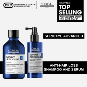 LOreal Professionnel Serioxyl Advanced Denser Hair Starter Kit Anti Hair Loss For Men And Women Loreal Serioxyl- DKC