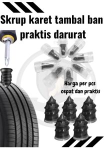 Skrup Karet Tambal Tubeles Ban sepeda listrik motor listrik