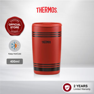 THERMOS 400ml Timeless Flame Insulated Travel Mug with Lid [JDP-401(VTRED)]