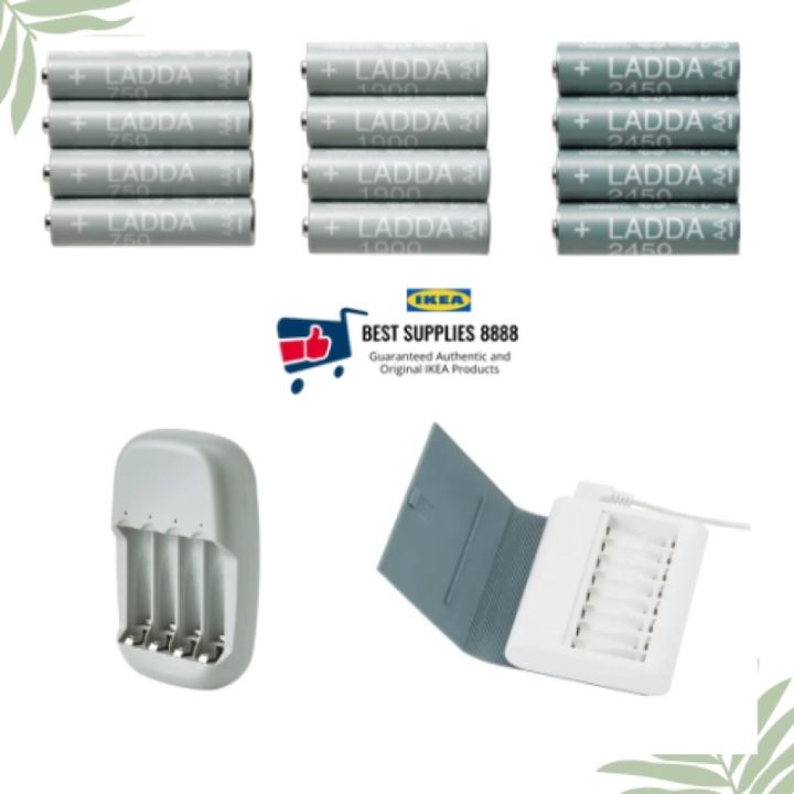 2023】 IKEA Original / Authentic LADDA AA/ Rechargeable battery 750 1900