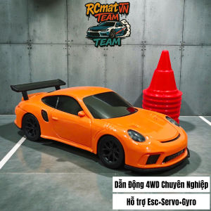 Xe điều khiển Mini Drift Street Fighter 1:43 có servo gyro xe có đèn vỏ cứng và bền