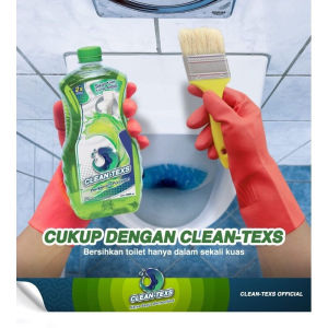 CLEANTEXS Sabun Cuci Piring & Toilet Aroma Blueberry Bebas Sulfat 6-Pack Botol Plastik