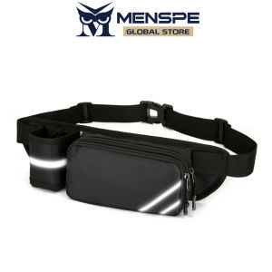 MENSPE Outdoor Waist Bag Sports Kettle Bag Men Women Running Bum Bag with Water Bottle Holder Portable Gym Bag for Running Cycling Hiking Walking(Only bag No kettle)