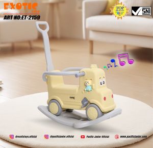 Mainan Anak Sepeda+Kuda-Kudaan Exotic 2in1 ET 2108 Rocking Horse // 2110 // et3114 // Smart Start Multifunction Rocking Chair 10in1 // RIDE ON ET-2139 (6 IN 1 KUDA) // RIDE ON ET-2138 (5 IN 1 DINO) EXOTIC // RIDE ON ET-2159 (3 IN 1 CAR) EXOTIC
