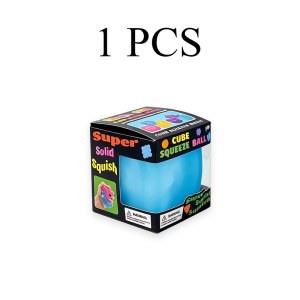 Buy 1 Take 1 Transparent Snowflake Cube Squish Ball Super Soft Stress Relief Fidget Toy Tactile Sensory Training Toy for Kids