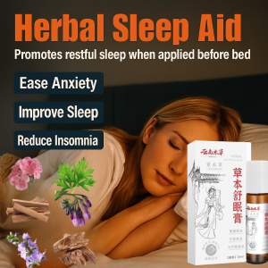 【Fall Asleep In One Second】Sleep Aid Sleeping Balm Sleeping Milk Relaxation Sleep Soundly Fall Asleep Quickly Threesecond Sleep Natural Sleep Paste Soothing And Calming Sleep Balm