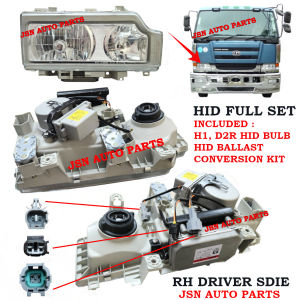 J111S01 NISSAN UD TRUCK UD GE13 CD48 CD45 CRYSTAL TYPE HID FULL SET HEAD LAMP