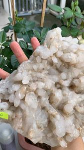 Đá thạch Anh vàng hình núi kèm đế tự nhiên trong suốt vàng Citrine Natural AAA1