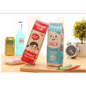 Cute Pencil Case Milk Box Design