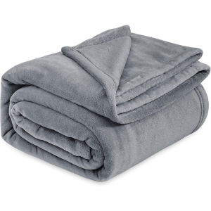 WEICEE Blanket Microfiber Kumot Double-Sided Plush Fleece Blanket Soft Sofa Blanket No Shedding No Fading