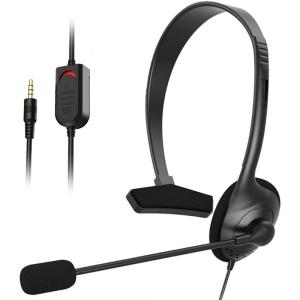 Phone Headset with Microphone Noise Cancelling & Volume Control Telephone Headset for Office Clear Chat Ultra Comfort