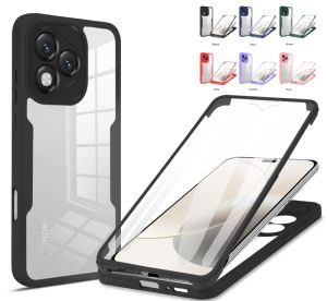 360 Full Body Screen Protector Transparent Case For Honor 400 Lite 5G Shockproof Phone Cover For Honor400 Lite Funda
