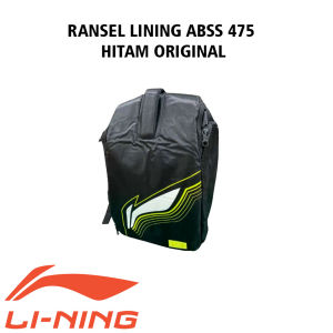 Tas Ransel Badminton Bulutangkis Lining ABSS475 Hitam