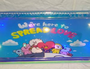 TEMPAT PENSIL NYALA / LAMPU BT21 ( BTS )