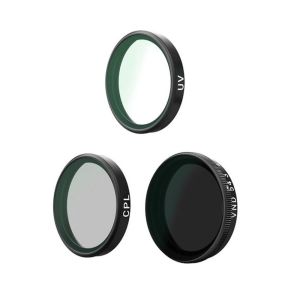 TELESIN 3pcs UV CPL VND Filter Lens for DJI Osmo Action 6 Camera