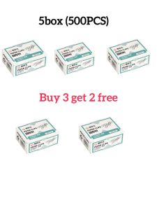 100 Metal Paperclips per Box for School and Office Supplies High-Quality Steel Clips for Paper Organization School Office Supplies