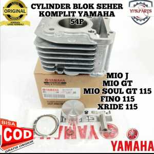 ASLI ORIGINAL CYLINDER BLOK SEHER  PISTON YAMAHA YGP 54P MIO J SOUL GT FINO XRIDE X RIDE 115