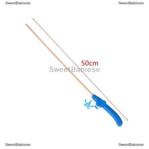 [COD] SweetBabiese คันเบ็ดตกปลาแม่เหล็กสำหรับเด็กคันเบ็ดตกปลาทำจากไม้แบบขยายได้สำหรับเด็กทารก