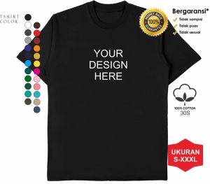 Custom sablon satuan murah bandung DTG POLYFLEX DTF plastisoldischargerubber