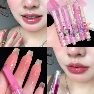 Love Lipstick Pen Mirror Watergloss Lip Glaze Moisturizing Lipgloss Beauty Makeup Stick Jelly Lips