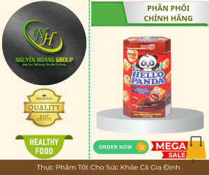 MEIJI - Bánh Hello Panda Vị Socola 43g