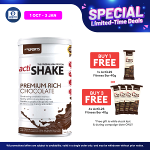 Acti Shake High Protein Drinks - Chocolate Delight (450g) | Weight Management/Daily Nutrients/Meal Replacement/Provide Energy/控制体重/日常营养/代餐/高蛋白&纤维素