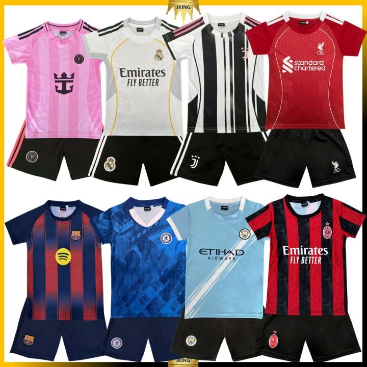 HARGA BOOM) KIDS BOY SOCCER/ FOOTBALL JERSEY SET IN SHIRT