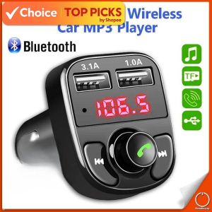 Explosive robberyWireless Bluetooth Car MP3 Player – FM Transmitter Handsfree Call Dual USB 3.1A Fast Charging for Car