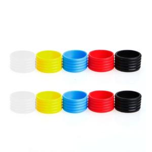 10pcs Vợt Tennis Silicone cán vợt Nhẫn vợt ban nhạc nonslip Vợt vòng cao su thấm overgrips tại chỗ