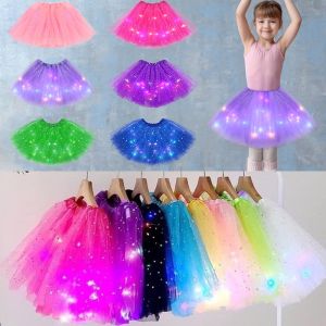 เด็ก/ผู้ใหญ่ กระโปรงเรืองแสง TUTU กระโปรงมีไฟ ของขวัญสําหรับเด็กผู้หญิง