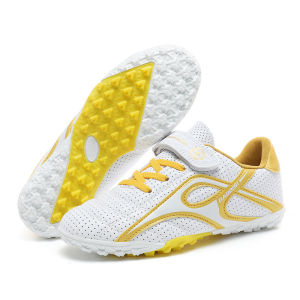 Velcro childrens soccer shoes long studs broken studs boys and girls shoes student competition sports shoes direct sales