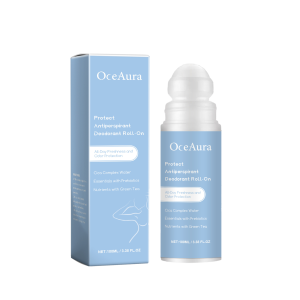 OceAura Underarm Refreshing Roll-On Deodorant Long-Lasting Odor Control Daily Body Antiperspirant Care