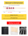 [SG SELLER] Meat Skewer Satay Maker String Machine Holes BBQ Meat Skewer Tools Kitchen. 
