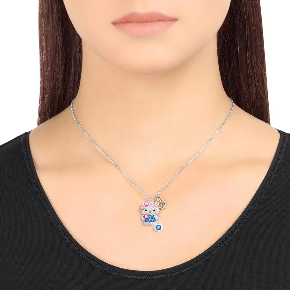 Swarovski hello deals kitty zodiac necklace