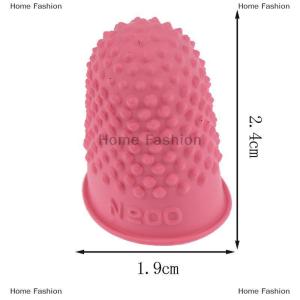 [COD] Home Fashion 5Pcs Counting Cone Rubber Thimble Protector Sewing Quilter Finger Tip Craft