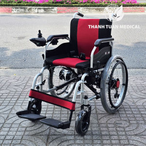 👨‍🦼‍➡️Xe Lăn Điện Có Vòng Lăn Tay Lucass VX301(XE-301) - Gấp gọn dễ dàng di chuyển an toàn BH chính hãng 12 tháng