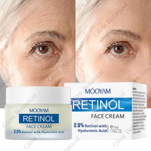 [MOOYAM] RETINOL FACE CREAM 50g - Menjadikan Kulit Awet Muda & Glowing serta Menyamarkan Kerutan Jerawat & Flek hitam