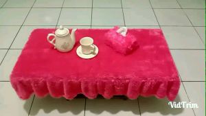 TAPLAK MEJA RUMBAI /TAPLAK MEJA BULU/TAPLAK MEJA KURSI MURAH/TAPLAK MEJA BULU RUMBAI UKURAN 100X50cm