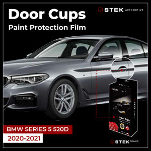 ฟิล์มกันรอยรถยนต์ ฟิล์มเบอร์มือจับตรงรูปร่าง BMW SERIES5 520D 2020-2021 ทำให้ดูกันรอยของรถยนต์ดีที่สุด