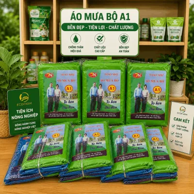 Áo Mưa Bộ A1 Cao Cấp Chống Thấm – Dày Bền Đi Xe Máy Tiện Lợi Cho Nam Nữ