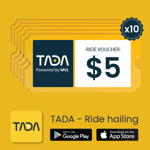 [TADA Voucher] 10 x $5 OFF Voucher Code [find your codes in order confirmation email] Promo Code/Transport/Vouchers/TADA Rides/TADA/Ride Vouchers/Grab yours today!