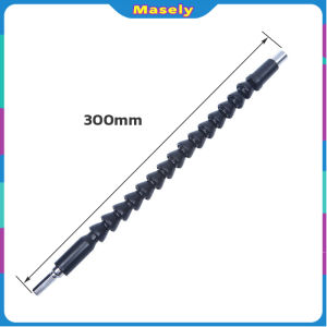 Masely 300mm Snake Drill Bit Screw Driver Extender Universal Snake Flexible Hose Shaft Connection Soft