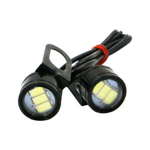 YSY 2pcs Eagle Eyes LED Car Light 23mm 12V 5630 3SMD Daytime Running Lights DRL Motorcycle Light Turn signal Lamp