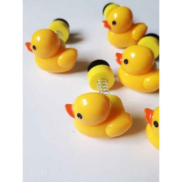 Sticker Vịt vàng LOẠI ĐÁ 3D có Lò xo | Lazada.vn