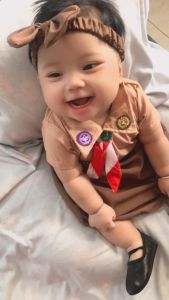 Gratis pakai nama bayi / Baju Seragam Pramuka Bayi / Baju Profesi Bayi